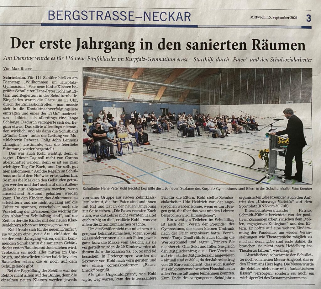Einschulung 2021